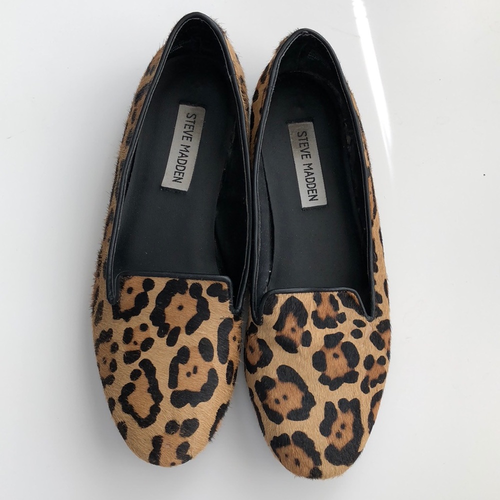 Steve Madden cheetah print flats